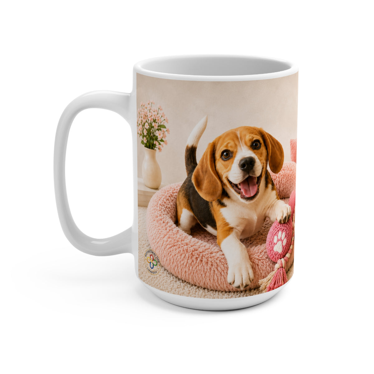 Today's Gonna Be a Great Day - 15 oz Funny Dog Mug, Coffee Cup, Beagle Mug