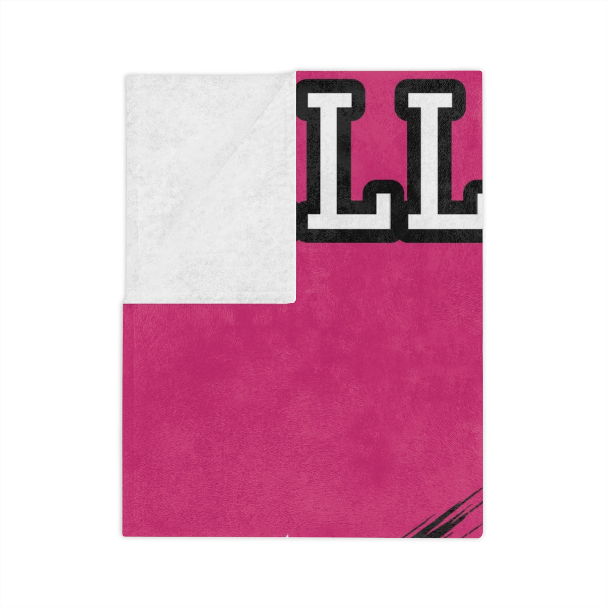 Personalized Cheer Blanket - Player Spotlight Design | Custom Team Name, Class Year & Cheerleader Name | 2 Styles, Your Team Colors | Plush Throw