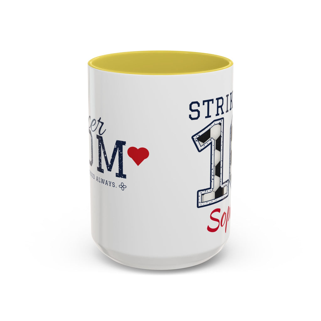 Personalized Soccer Mom Mug - Proud Today. Proud Always. | Custom Team Name, Number & Player Name | Soccer Dad, Grandma Gift | 15 oz