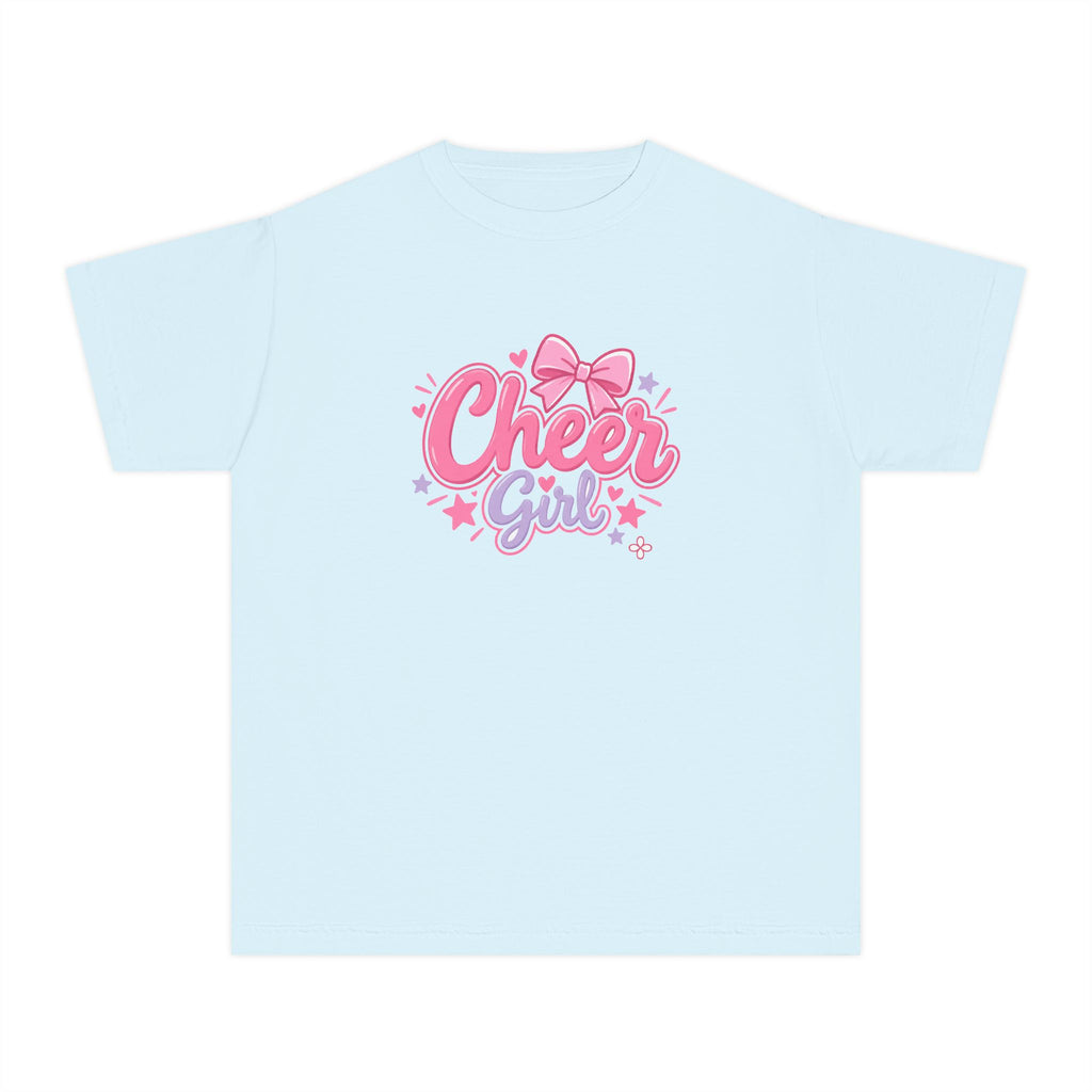 Cheer Girl Youth T-Shirt | Girls Cheer Comfort Colors Youth Tee