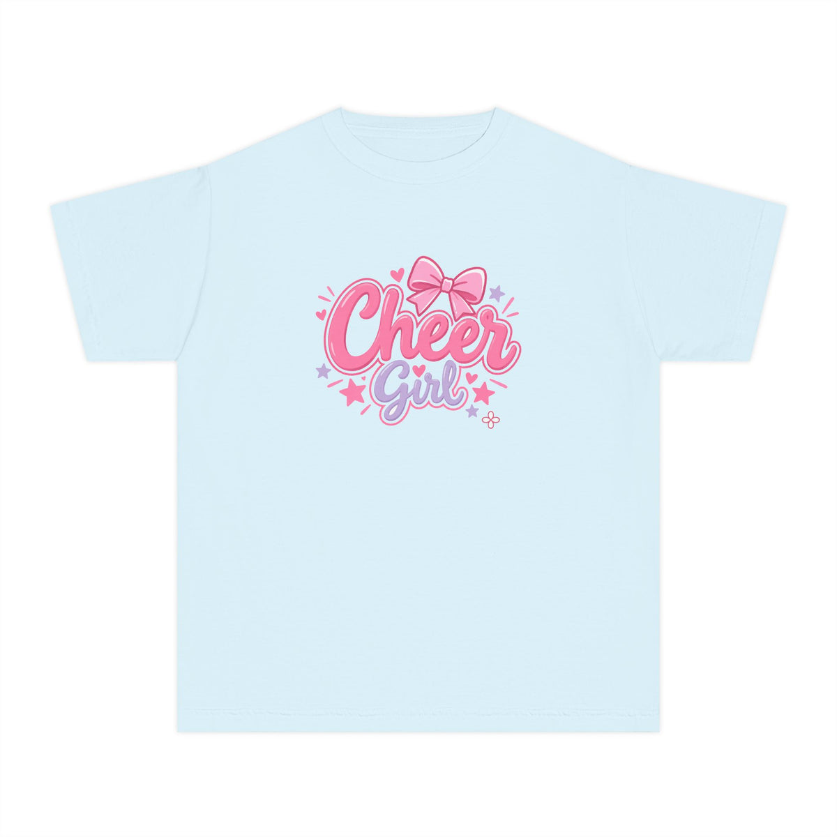Cheer Girl Youth T-Shirt | Girls Cheer Comfort Colors Youth Tee