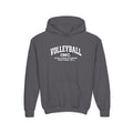 Volleyball Inc. Youth Hoodie | Excellence Is Earned With Every Set | Girls Volleyball Youth Hoodie