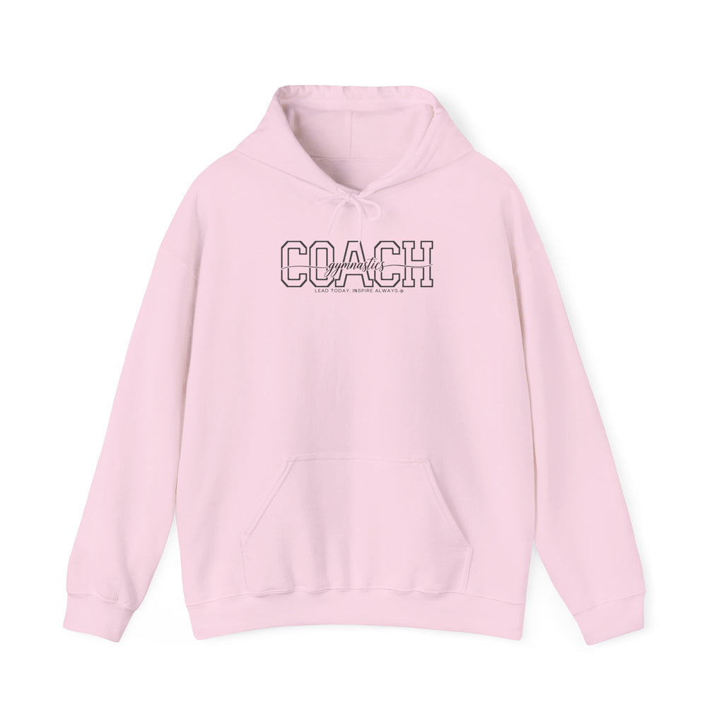Gymnastics Coach Hoodie - Lead Today. Inspire Always. | Choose Your Team Color | Gildan Hoodie