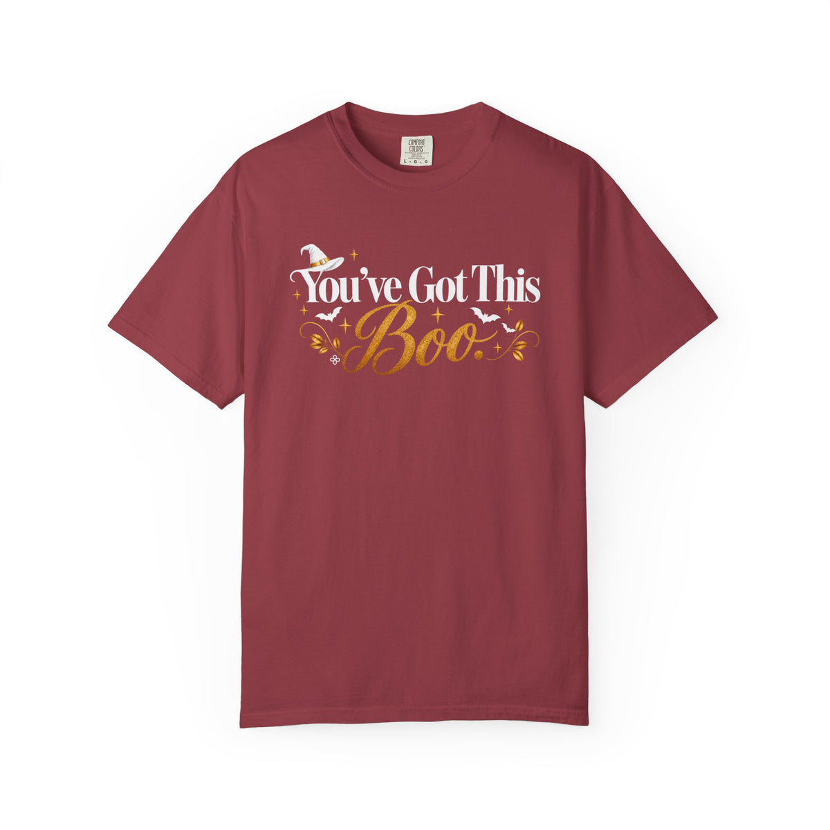 Inspirational Halloween T-Shirt - You've Got This BOO - Women's Comfort Colors Motivational Shirt