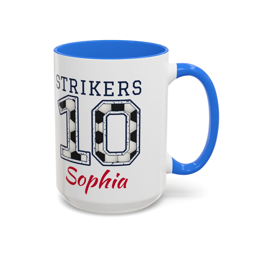Personalized Soccer Mom Mug - Proud Today. Proud Always. | Custom Team Name, Number & Player Name | Soccer Dad, Grandma Gift | 15 oz