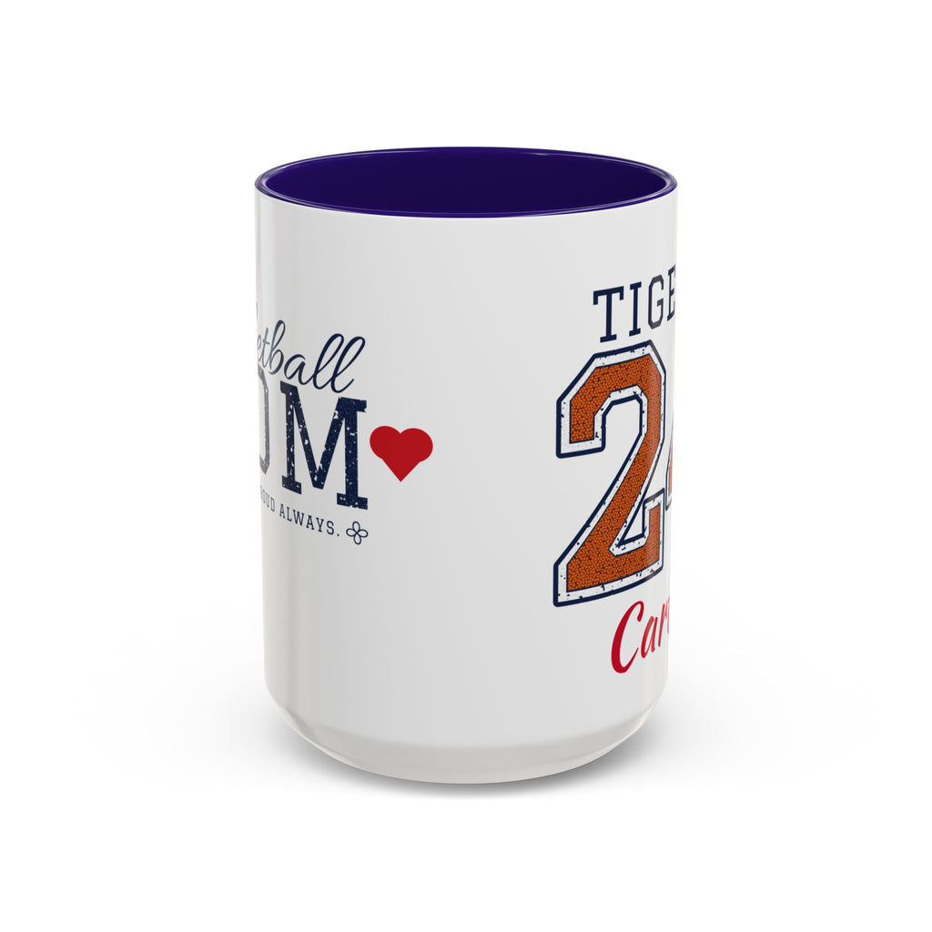 Personalized Basketball Mom Mug - Proud Today. Proud Always. | Custom Team Name, Number & Player Name | Basketball Dad, Grandma Gift | 15 oz