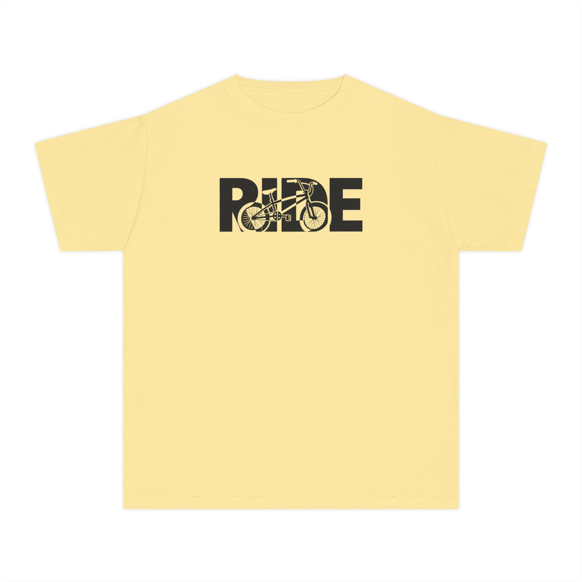 RIDE BMX Youth T-Shirt | BMX Bike Graphic | Kids Comfort Colors Youth Tee
