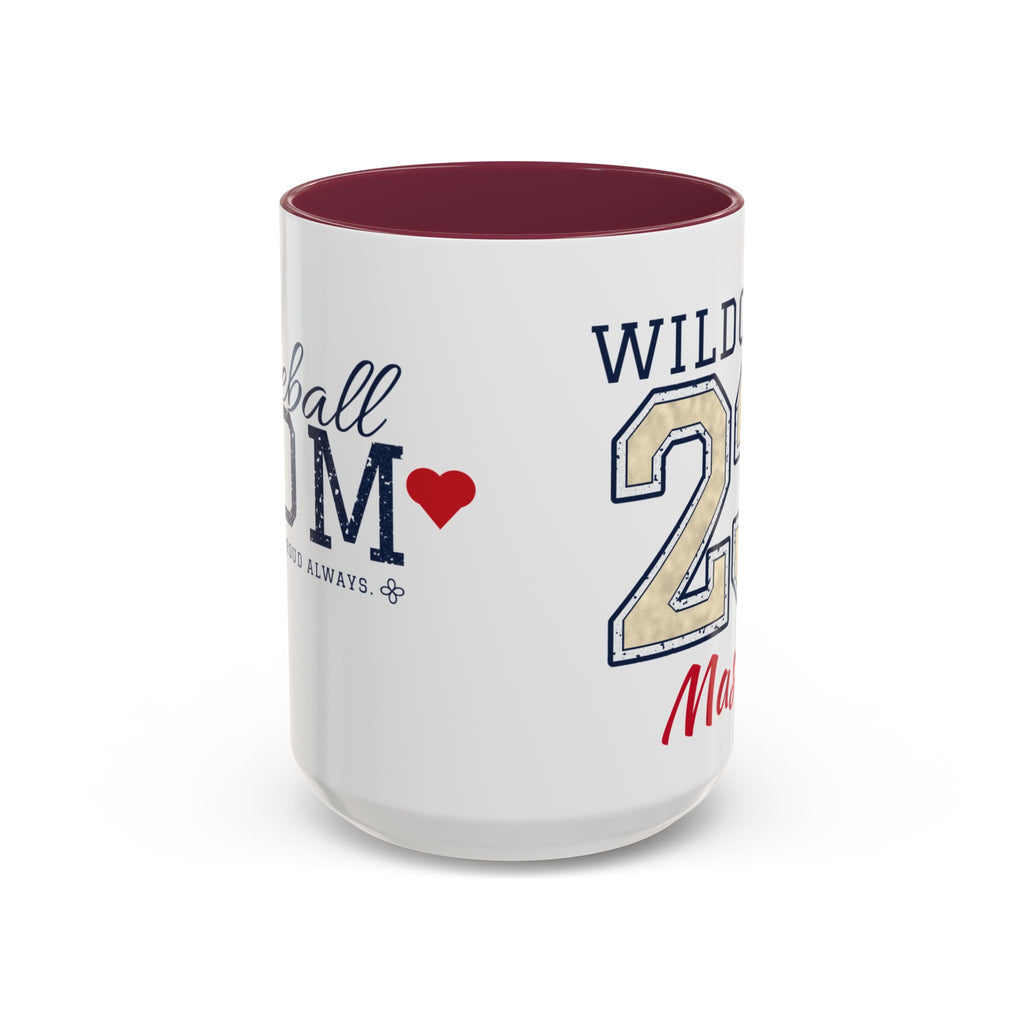 Personalized Baseball Mom Mug - Proud Today. Proud Always. | Custom Team Name, Number & Player Name | Baseball Dad, Grandma Gift | 15 oz