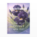 Excellence, Inspirational Floral Journal, 6"x9" College Ruled Motivational Blank Notebook, Paperback, Hardcover and Spiral Bound