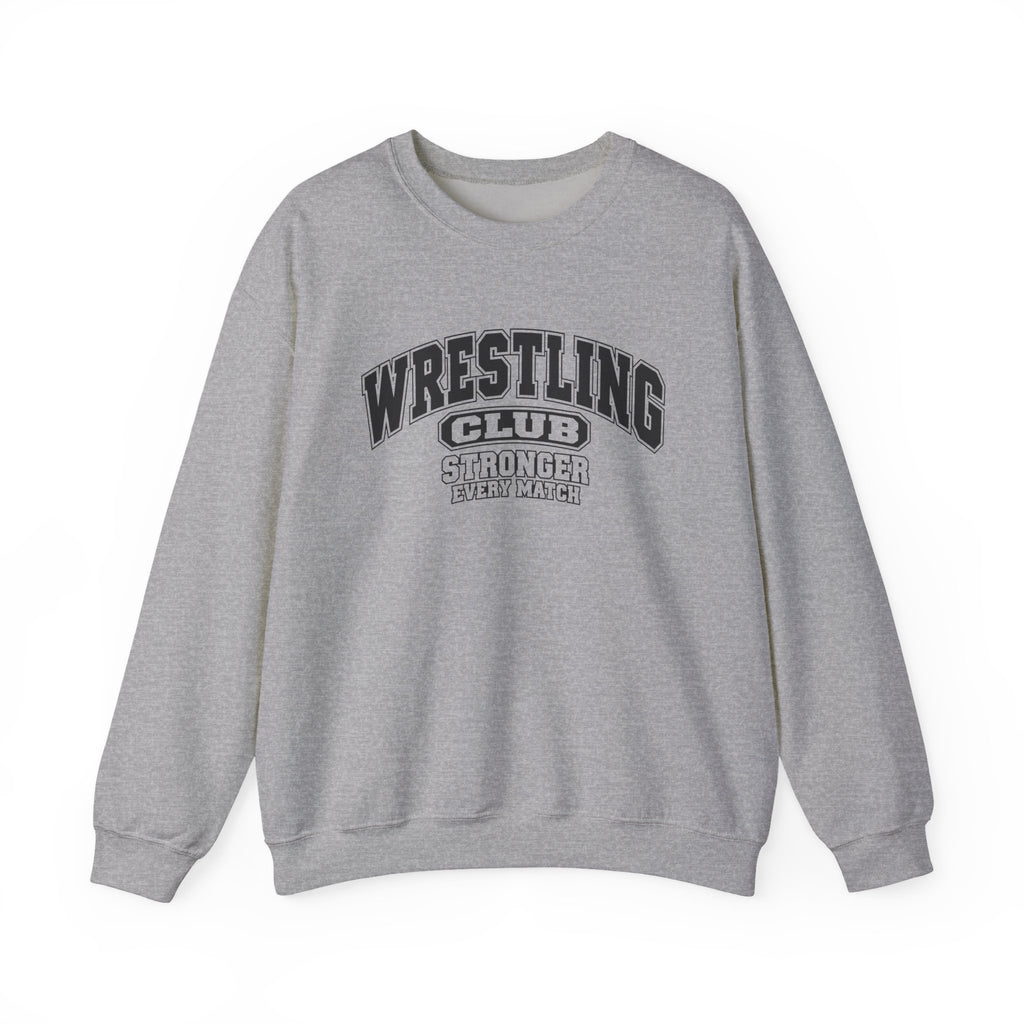 Wrestling Club Sweatshirt | Stronger Every Match | Wrestling Gildan Crewneck