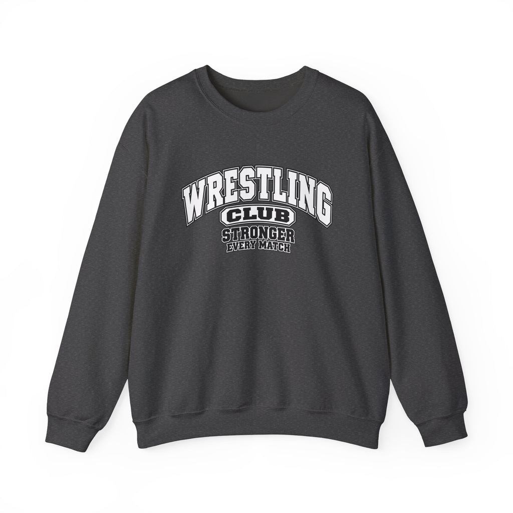 Wrestling Club Sweatshirt | Stronger Every Match | Wrestling Gildan Crewneck