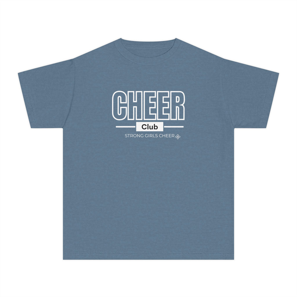 Cheer Club Youth T-Shirt | Strong Girls Cheer | Girls Cheer Comfort Colors Youth Tee