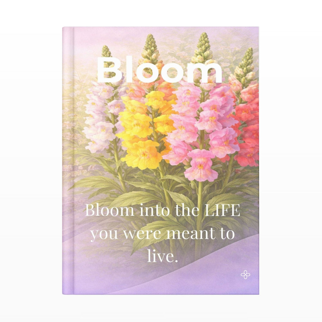 Bloom, Inspirational Journal, 6"x9" College Ruled Motivational Blank Notebook, Paperback, Hardcover, Spiral Bound
