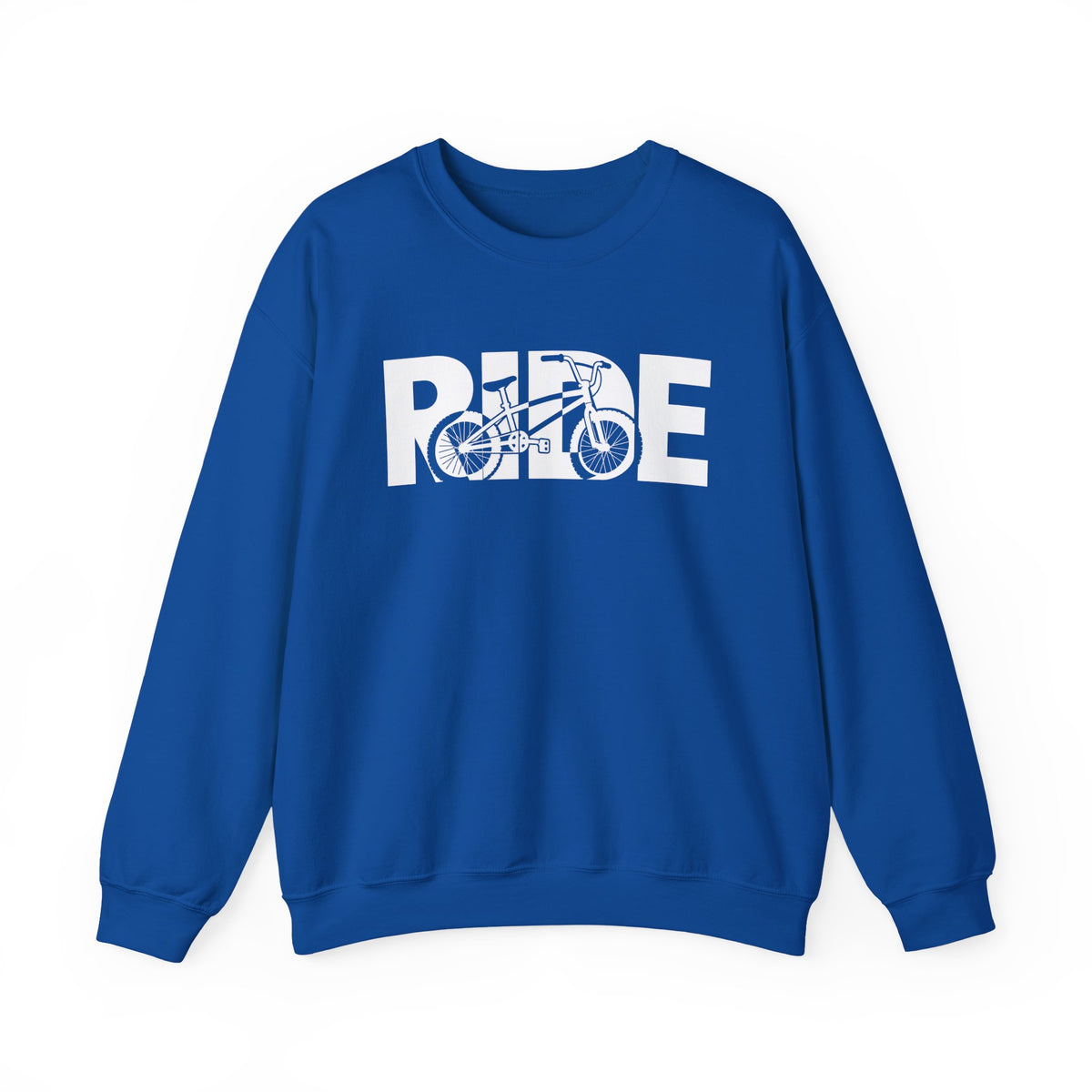 RIDE BMX Sweatshirt | BMX Bike Graphic | Gildan Crewneck