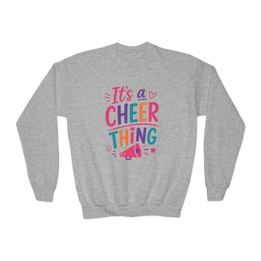 It's a Cheer Thing Youth Sweatshirt | Cheerleader Gift | Girls Cheer Youth Crewneck