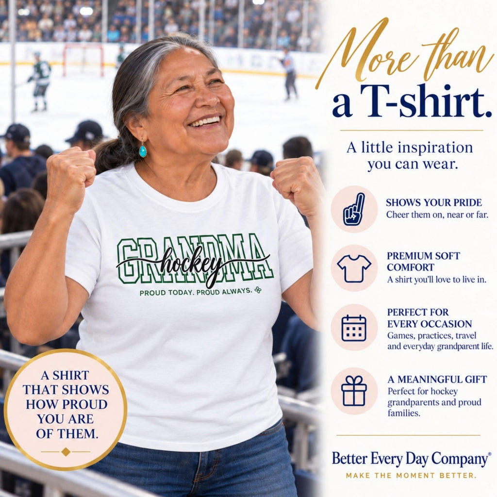 Hockey Grandma Shirt - Proud Today. Proud Always. | Choose Your Team Color | Comfort Colors Tee