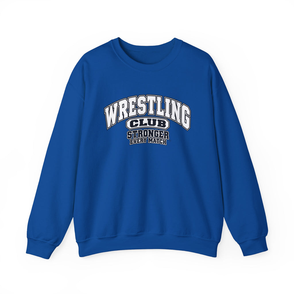 Wrestling Club Sweatshirt | Stronger Every Match | Wrestling Gildan Crewneck