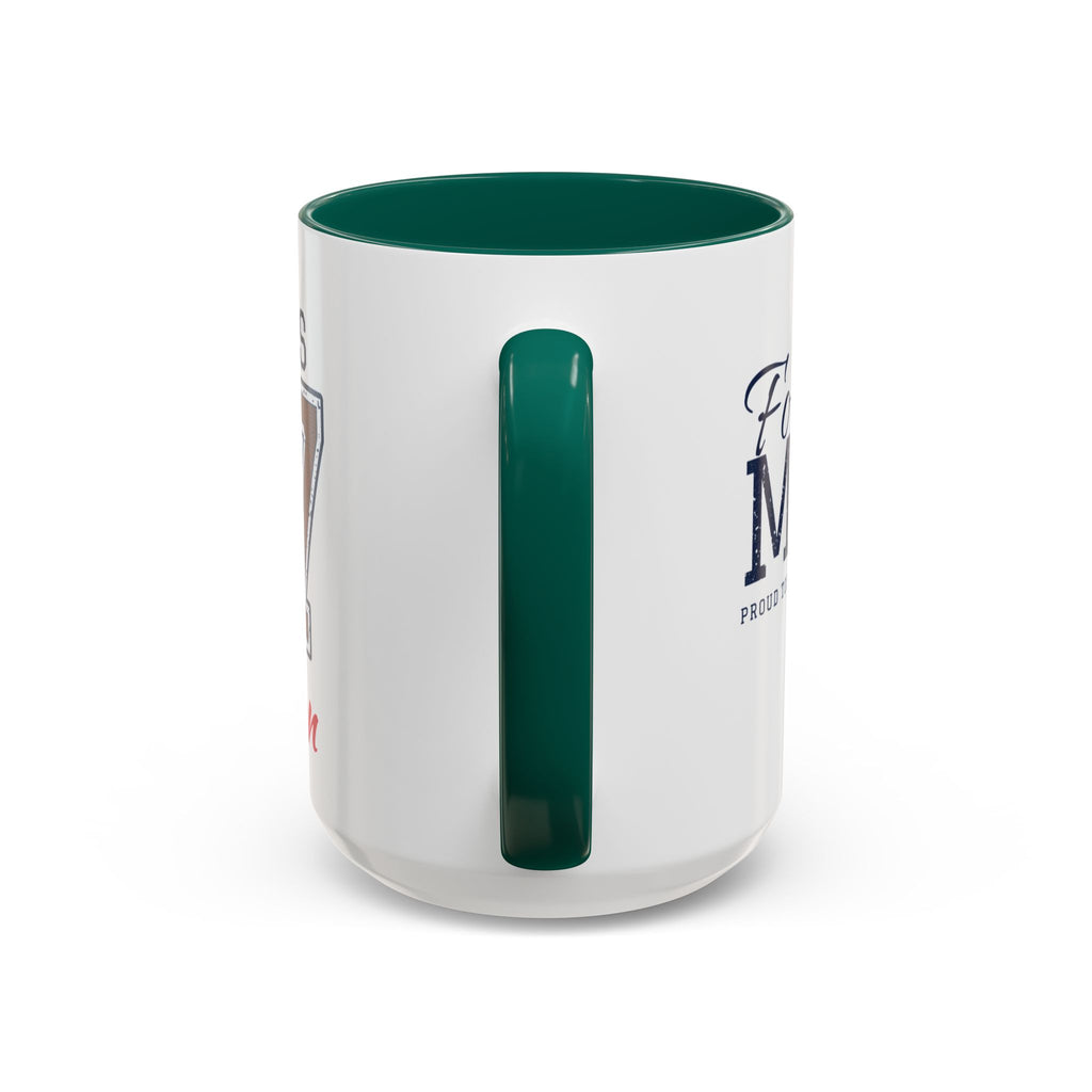 Personalized Football Mom Mug - Proud Today. Proud Always. | Custom Team Name, Number & Player Name | Football Dad, Grandma Gift | 15 oz