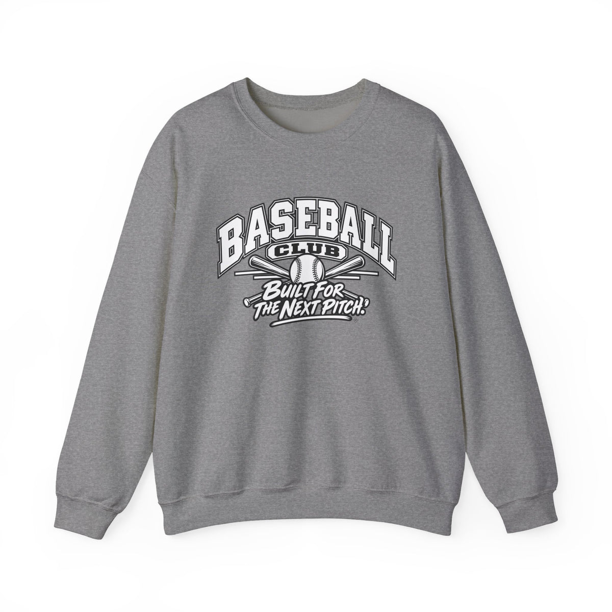 Baseball Club Sweatshirt | Built for the Next Pitch | Baseball Gildan Crewneck