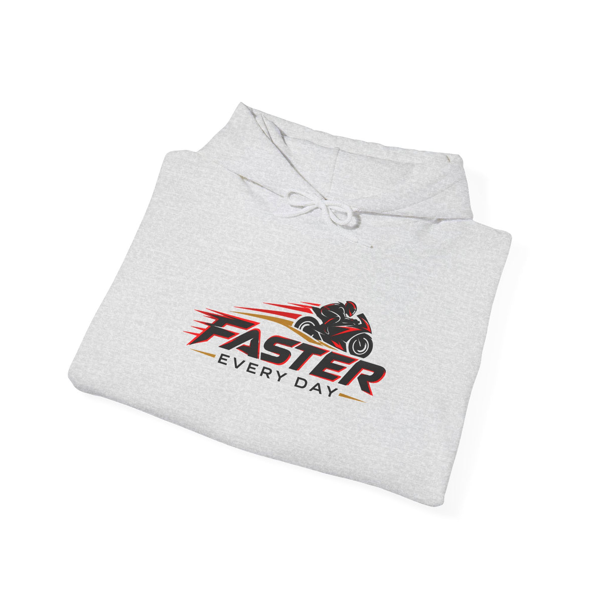 Faster Every Day Sport Bike Logo Hoodie | Motorcycle Racing Gift | Gildan Hoodie