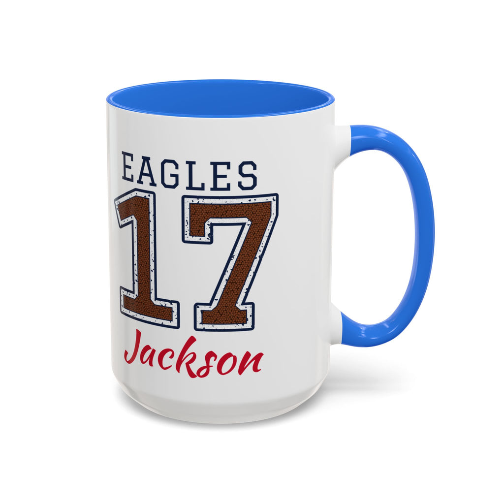 Personalized Football Mom Mug - Proud Today. Proud Always. | Custom Team Name, Number & Player Name | Football Dad, Grandma Gift | 15 oz