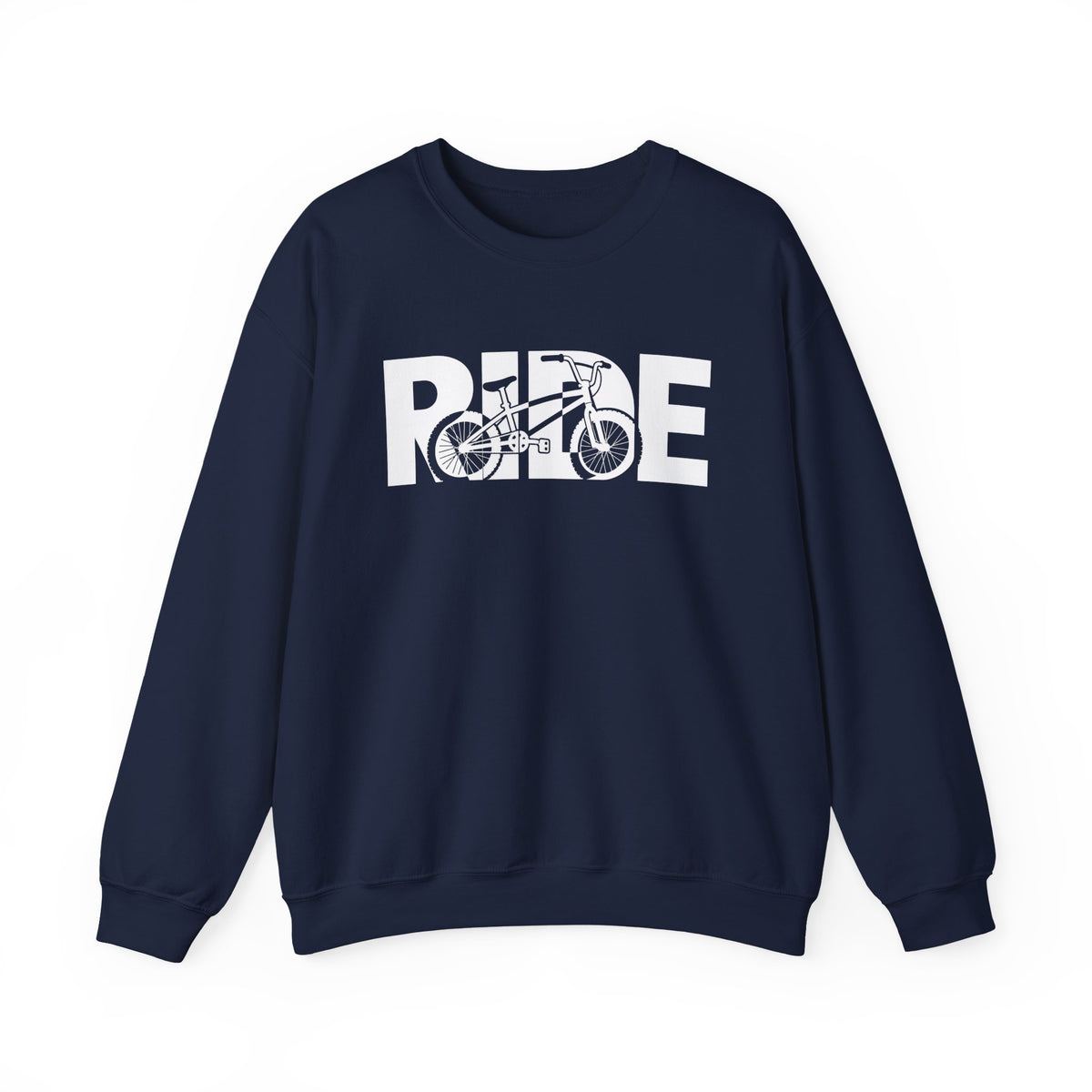 RIDE BMX Sweatshirt | BMX Bike Graphic | Gildan Crewneck