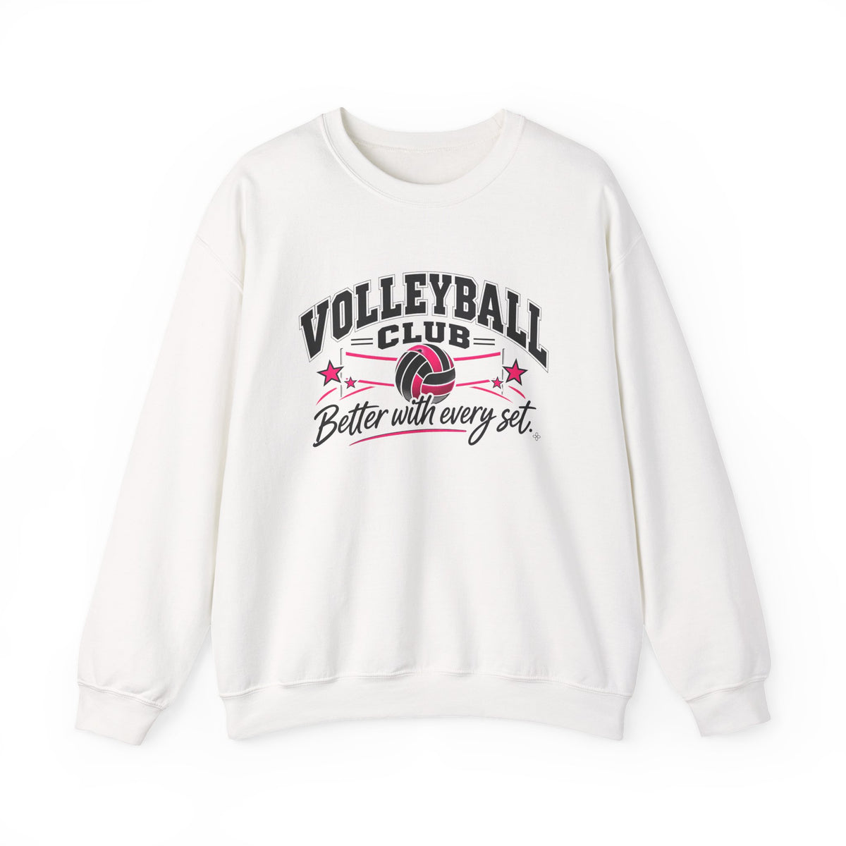 Volleyball Club Sweatshirt | Better With Every Set | Volleyball Gildan Crewneck
