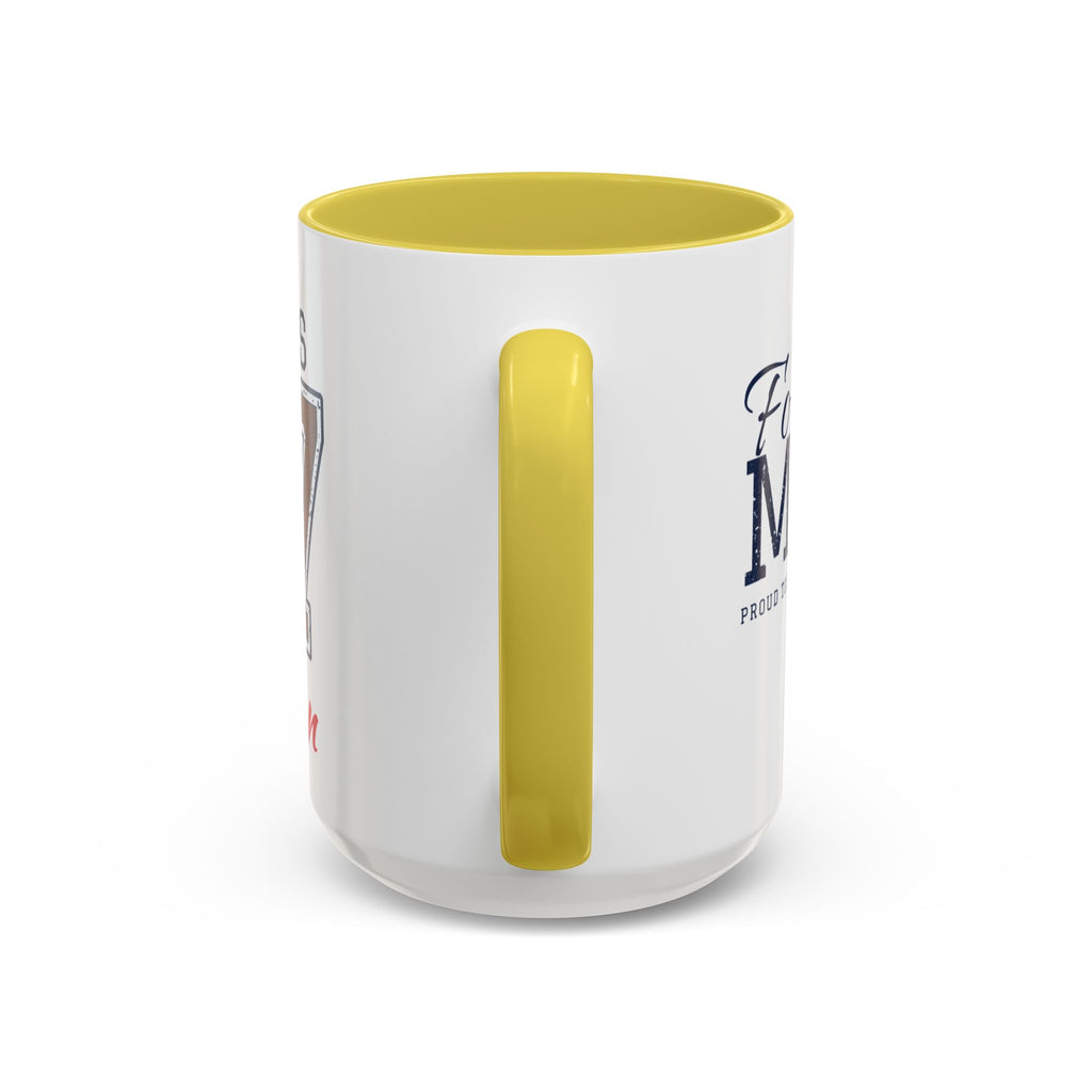 Personalized Football Mom Mug - Proud Today. Proud Always. | Custom Team Name, Number & Player Name | Football Dad, Grandma Gift | 15 oz
