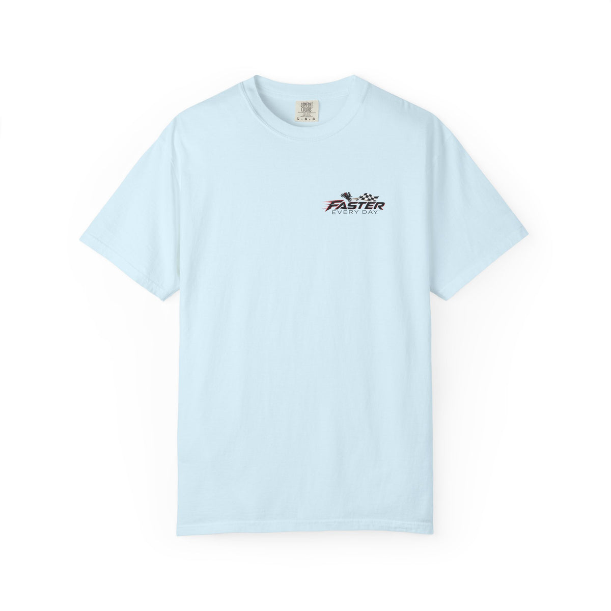 Excellence - The Highest Standards Create the Greatest Achievements | Motorcycle Racing Tee | Front Logo and Back Print