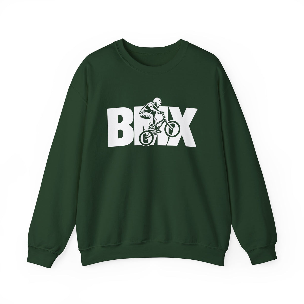 BMX Sweatshirt | BMX Rider Graphic | Gildan Crewneck