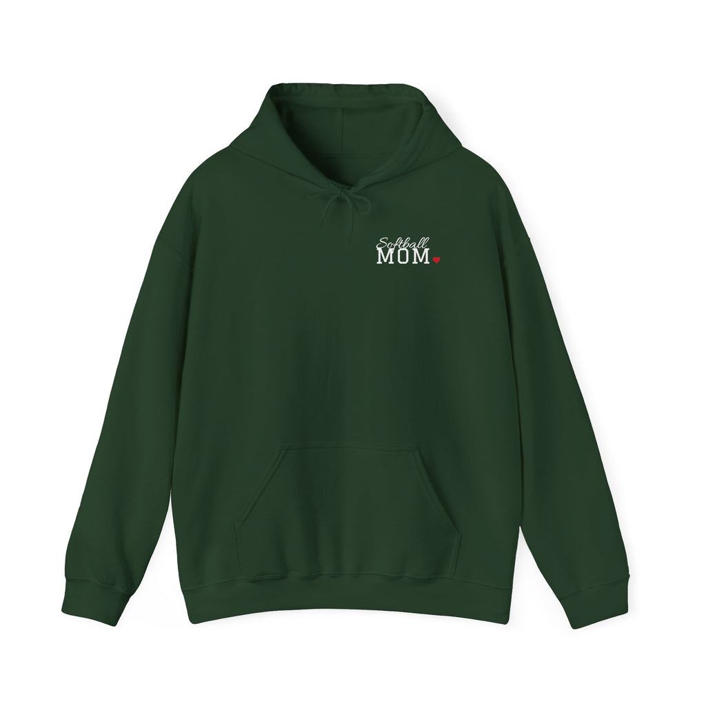 Personalized Softball Family Jersey Hoodie - Proud Today. Proud Always. | Mom, Dad, Nana, Coach & More | Custom Team Name, Number & Player Name | Gildan Hoodie