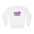 Gymnastics Girl Youth Sweatshirt | Dream It, Flip It, Believe It | Girls Gymnastics Youth Crewneck