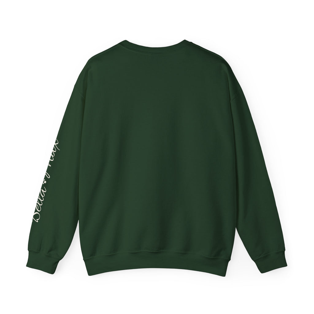 Personalized Dog Dad Sweatshirt - Loved Better Every Day | Pet Names on Sleeve | Choose Your Style | Custom Dog Dad Gift | Gildan Sweatshirt