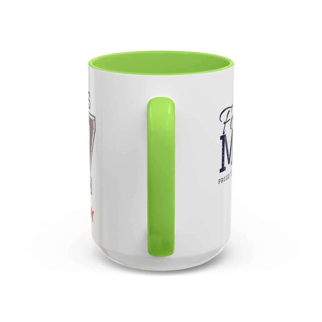 Personalized Football Mom Mug - Proud Today. Proud Always. | Custom Team Name, Number & Player Name | Football Dad, Grandma Gift | 15 oz