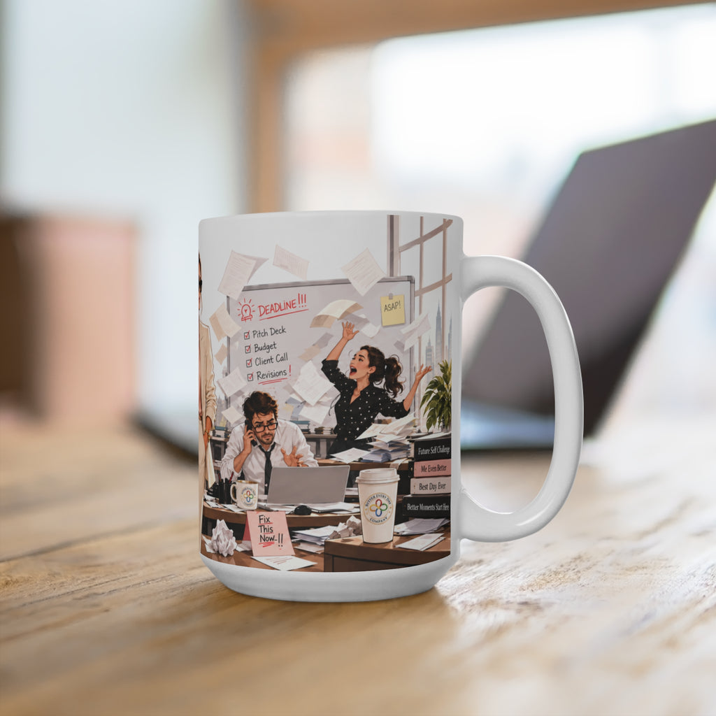 CEO of Making It Look Easy - 15 oz Women in Business Mug, Coffee Cup, CEO Mug