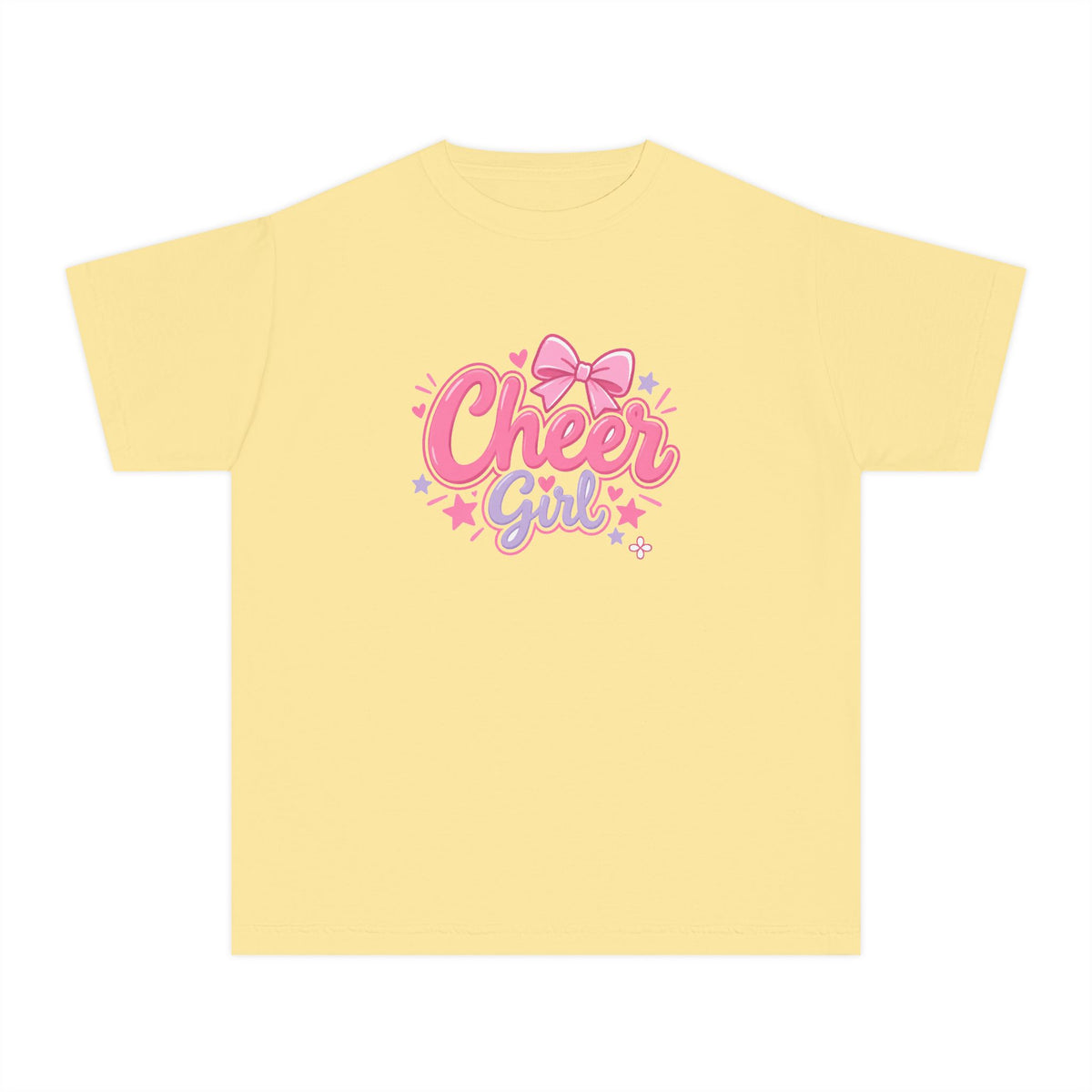 Cheer Girl Youth T-Shirt | Girls Cheer Comfort Colors Youth Tee