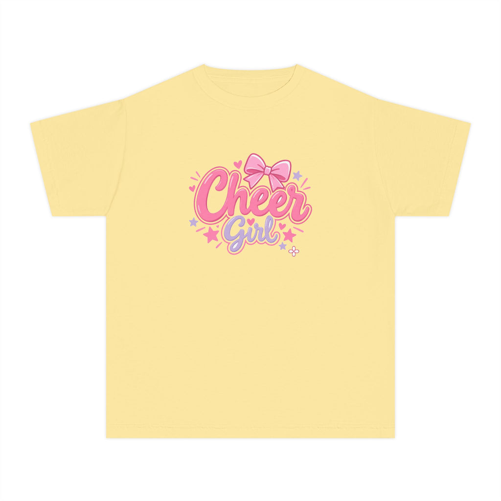 Cheer Girl Youth T-Shirt | Girls Cheer Comfort Colors Youth Tee