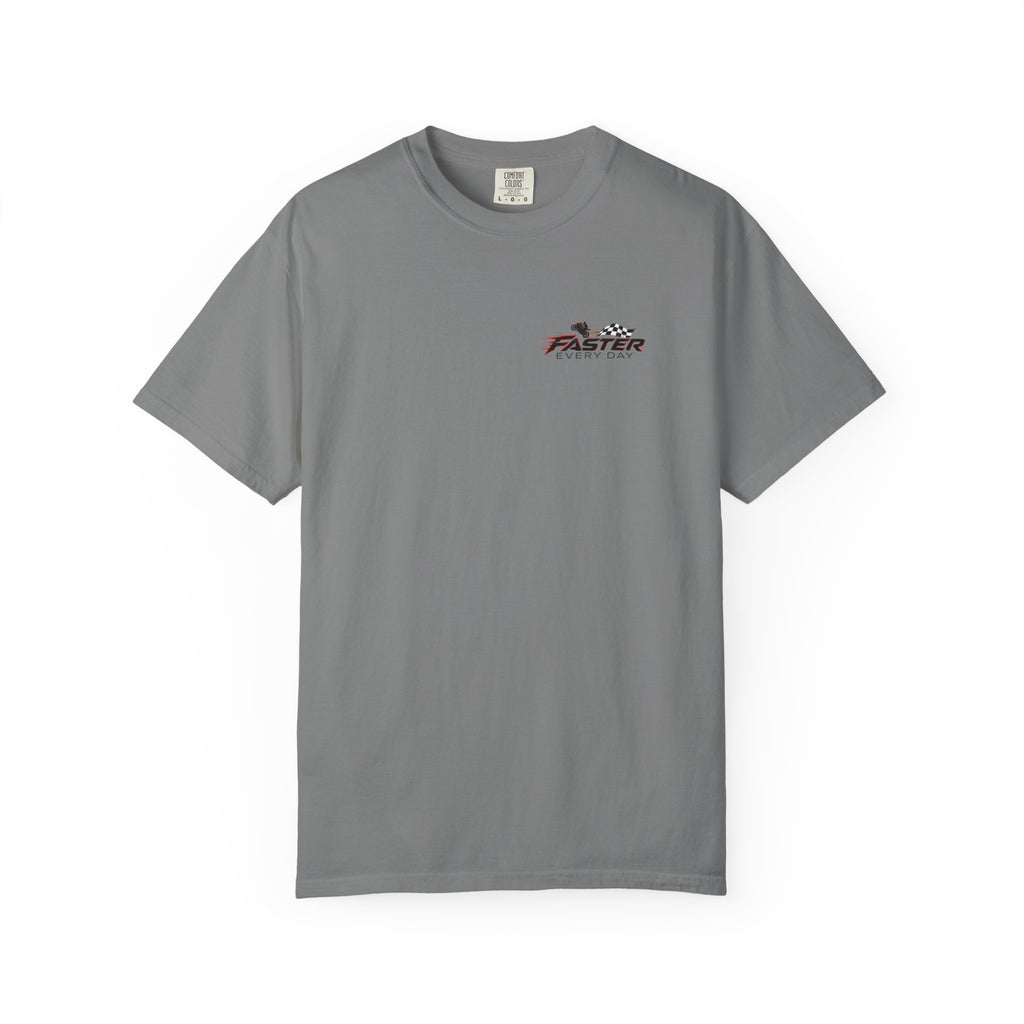 Focus - Every Corner Is an Opportunity for Greatness | Motorcycle Racing Tee | Front Logo and Back Print