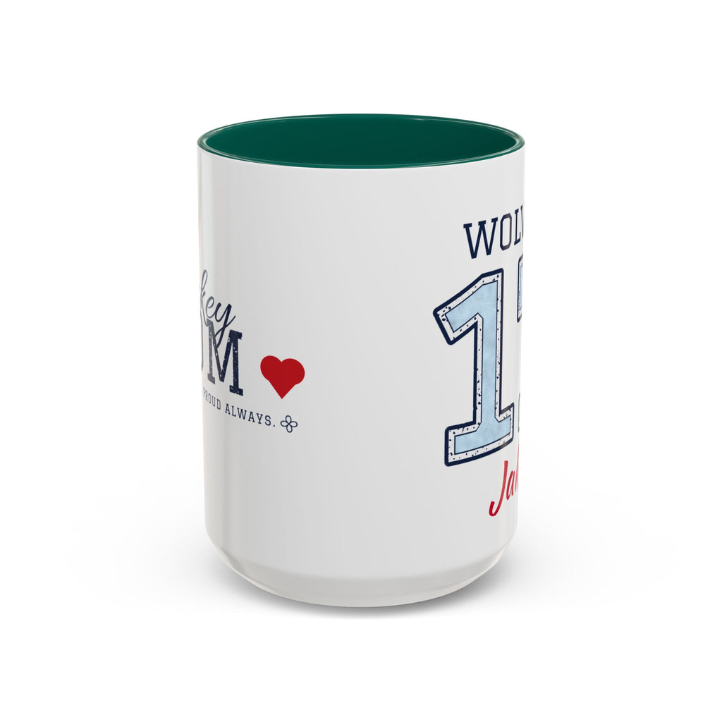 Personalized Hockey Mom Mug - Proud Today. Proud Always. | Custom Team Name, Number & Player Name | Hockey Dad, Grandma Gift | 15 oz