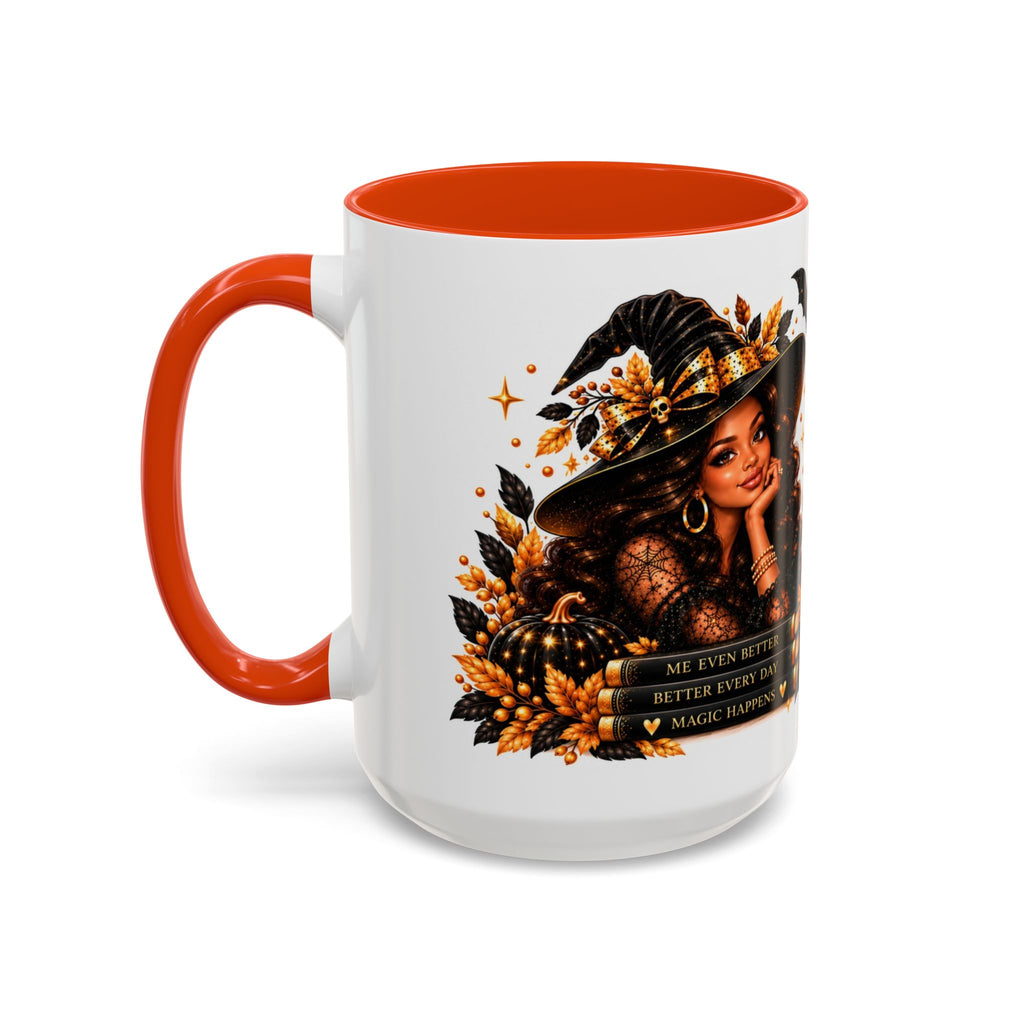 Halloween Mug, Cute 15oz Fall Coffee Mug, Funny Spooky Halloween Gift | BOO-LIEVE IN YOURSELF, Inspirational Mug