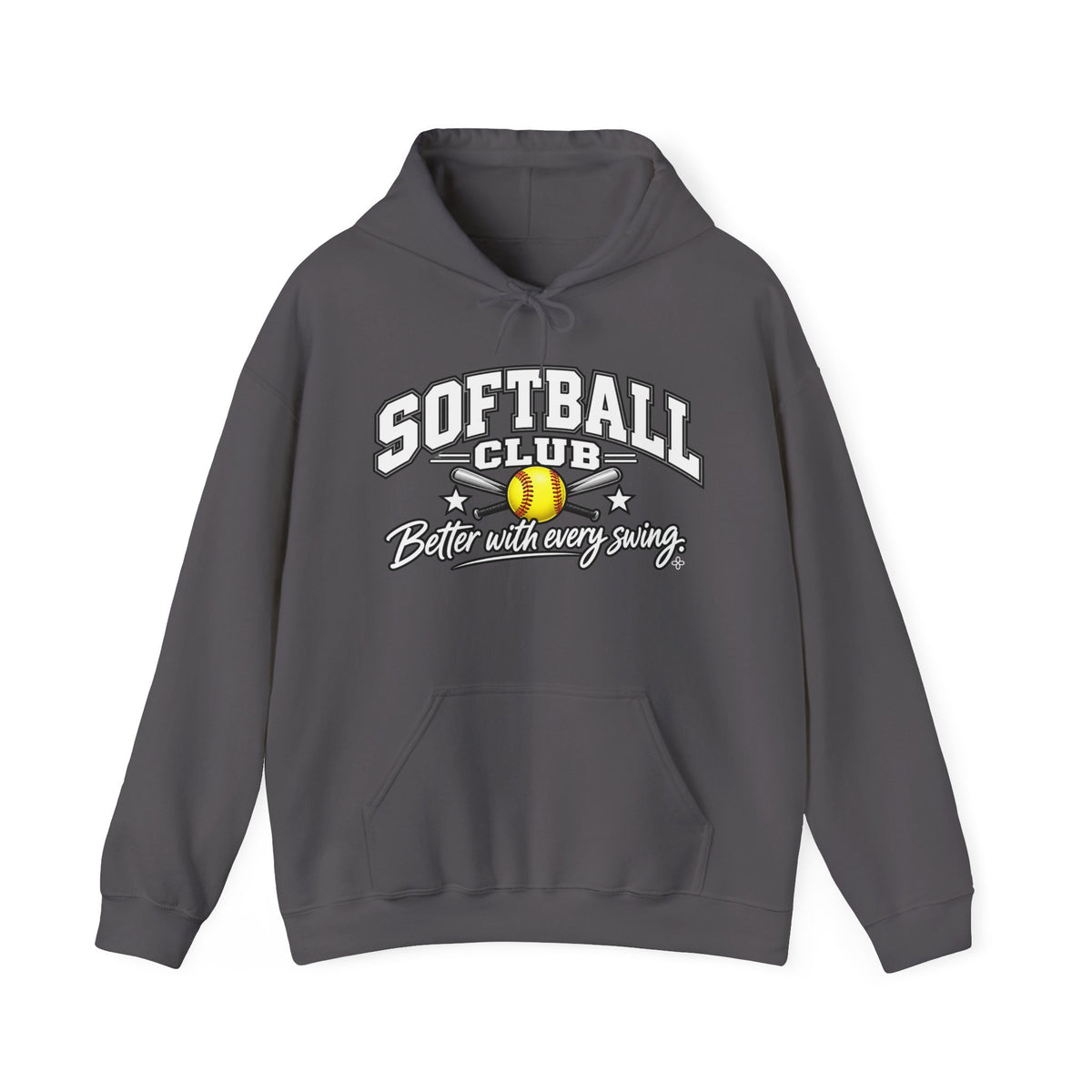 Softball Club Hoodie | Better With Every Swing | Softball Gildan Hoodie