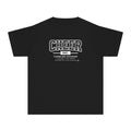 Cheer Inc. Tumbling Division Youth T-Shirt | Courage in the Takeoff, Confidence in the Landing | Girls Cheer Comfort Colors Youth Tee