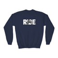 RIDE Dirt Bike Youth Sweatshirt | Dirt Bike Rider Graphic | Kids Youth Crewneck