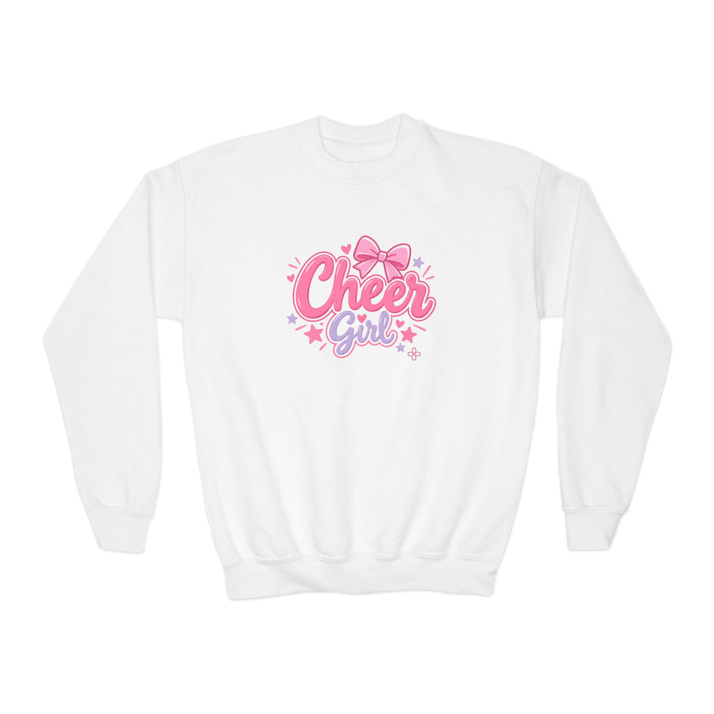 Cheer Girl Youth Sweatshirt | Girls Cheer Youth Crewneck