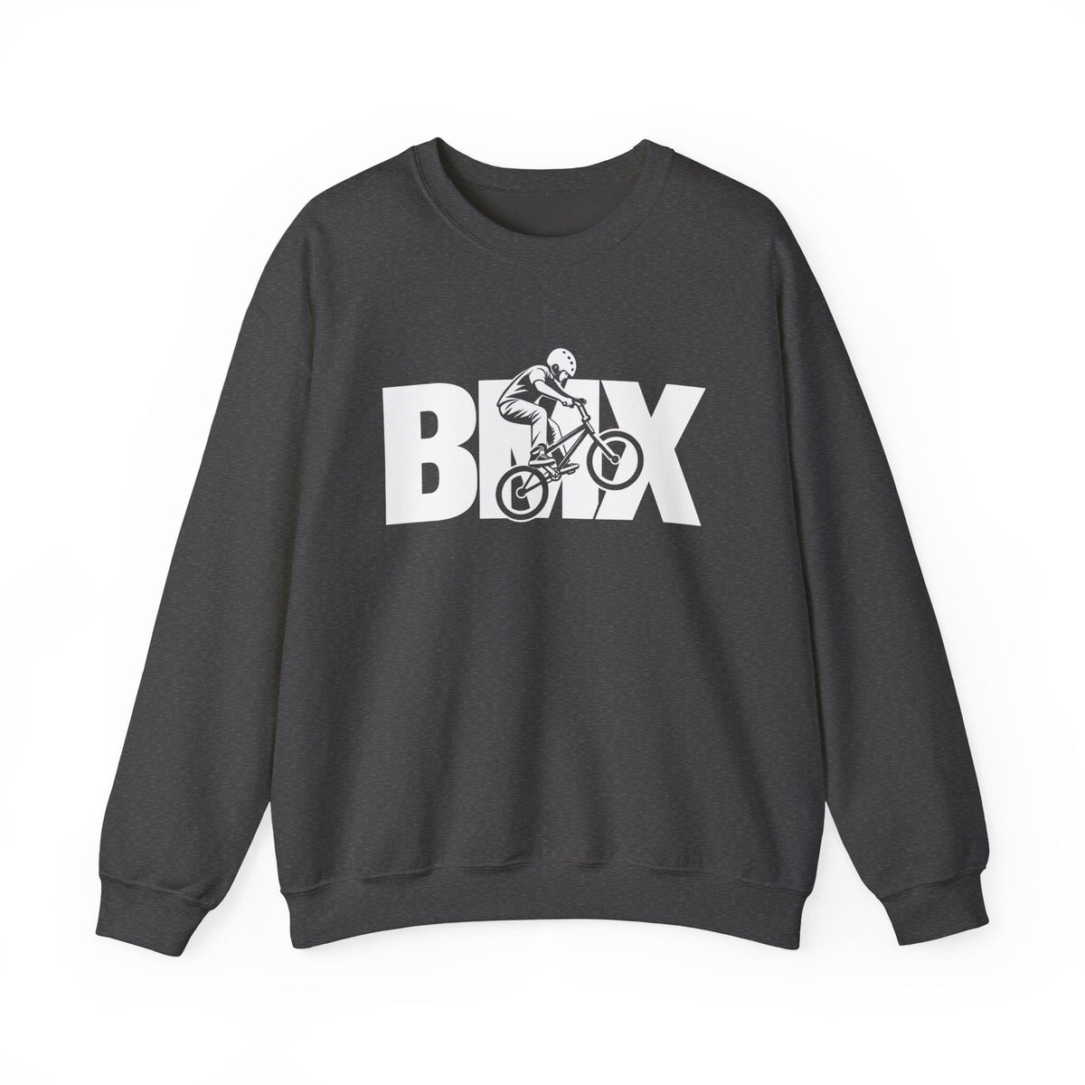 BMX Sweatshirt | BMX Rider Graphic | Gildan Crewneck