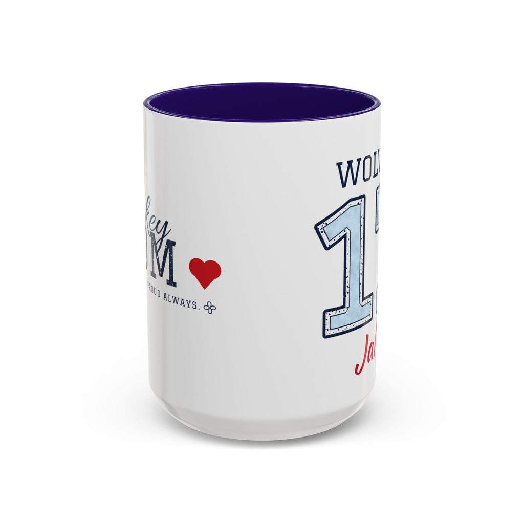 Personalized Hockey Mom Mug - Proud Today. Proud Always. | Custom Team Name, Number & Player Name | Hockey Dad, Grandma Gift | 15 oz