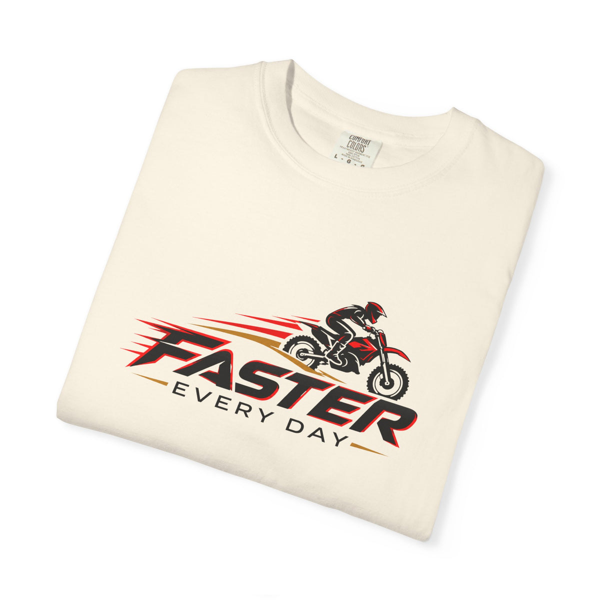 Faster Every Day Dirt Bike Logo Tee | Motocross Shirt | Comfort Colors T-Shirt