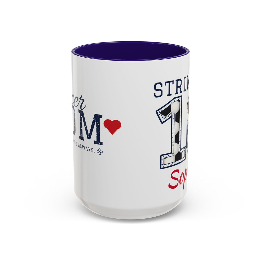 Personalized Soccer Mom Mug - Proud Today. Proud Always. | Custom Team Name, Number & Player Name | Soccer Dad, Grandma Gift | 15 oz