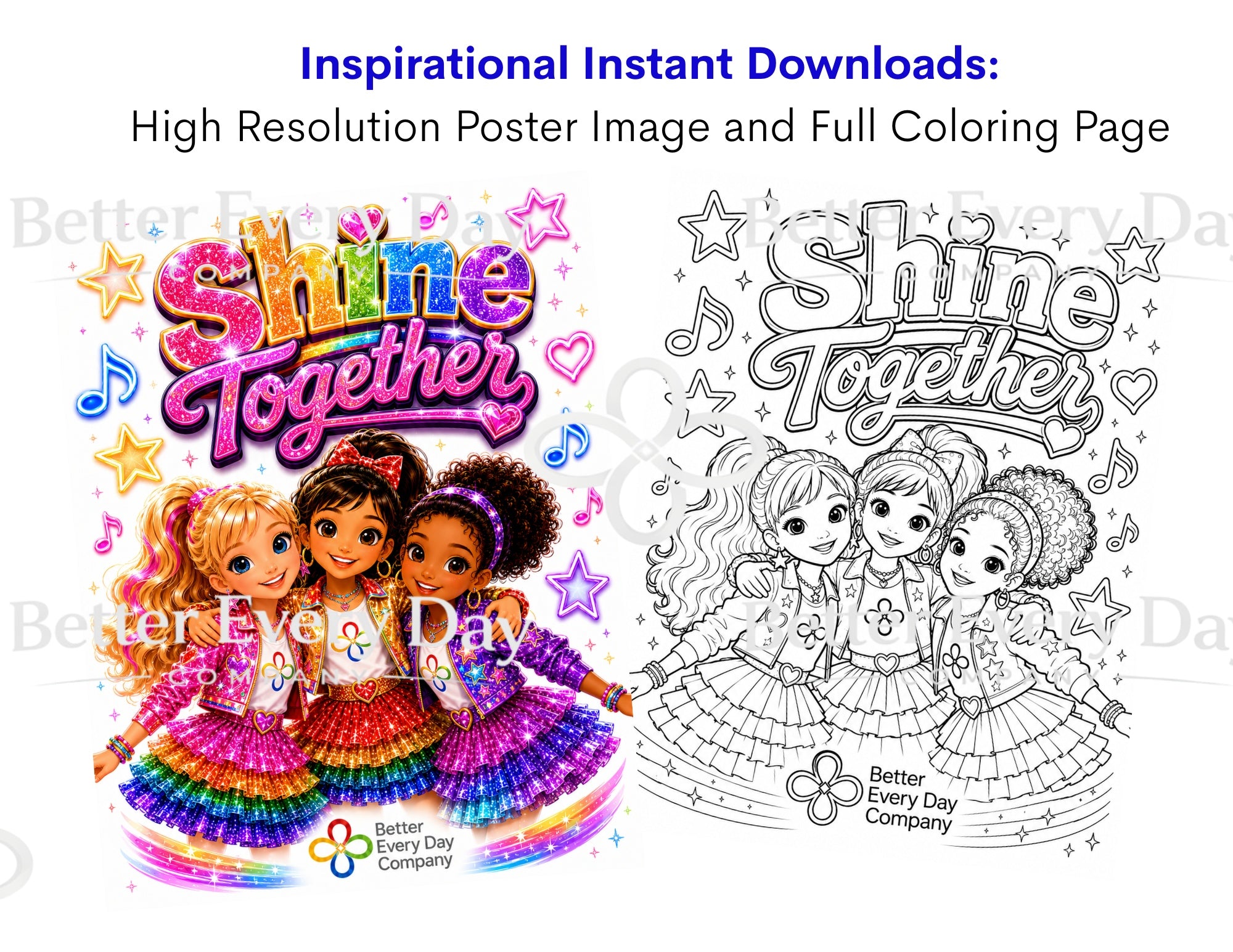 Shine Together Song MP3 BUNDLE by the Smartte Girls