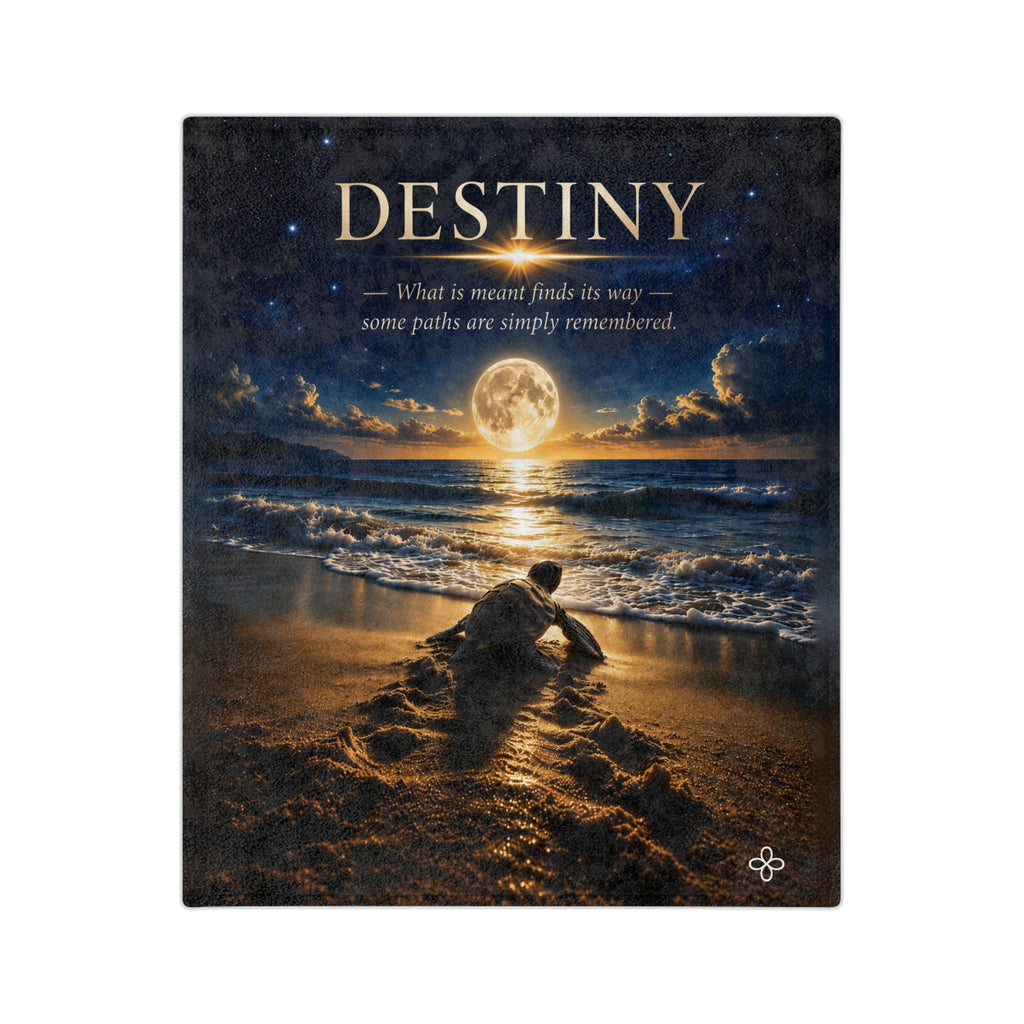 Destiny Motivational Blanket | Inspirational Quote Plush Throw Blanket | Uplifting Gift | Better Every Day